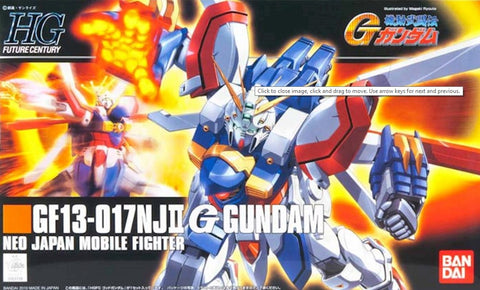 Bandai 1/144 High Grade Future Cent. #110 GF13-017NJII G Neo Japan Fighter Kit