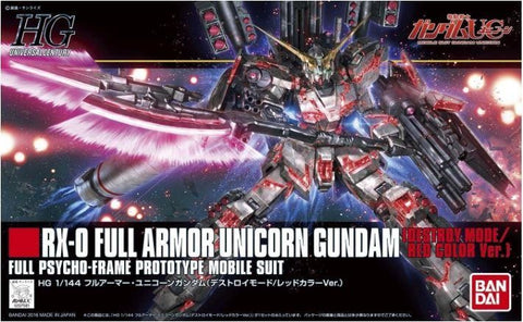 Bandai 1/144 High Grade Univ. Century #199 RX-0 Full Armor Unicorn Kit