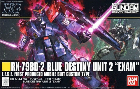 Bandai 1/144 High Grade Universal #208 RX79BD2 Blue Destiny 2 Exam Kit