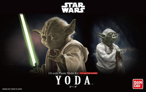 Bandai 1/12 & 1/6 Star Wars: Yoda Jedi Master Figures Kit